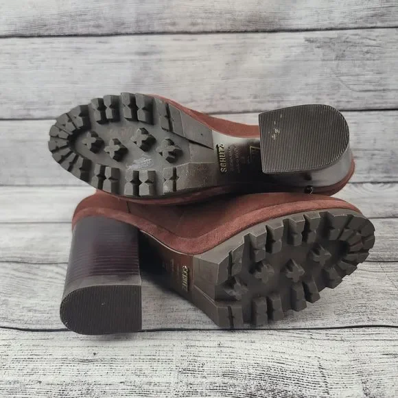 Schutz Dalenna Rabbit Hair Boots Size 8 B - Picture 6 of 9